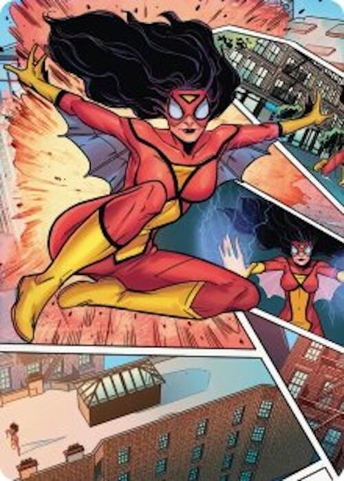 Spider Woman Stunning Savior Art Card 51 (Art Series: Marvel's Spider-Man)  | Good Games Modbury