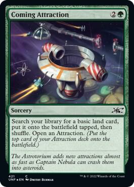 Coming Attraction Galaxy Foil 421/244 (Unfinity)  - Foil | Good Games Modbury