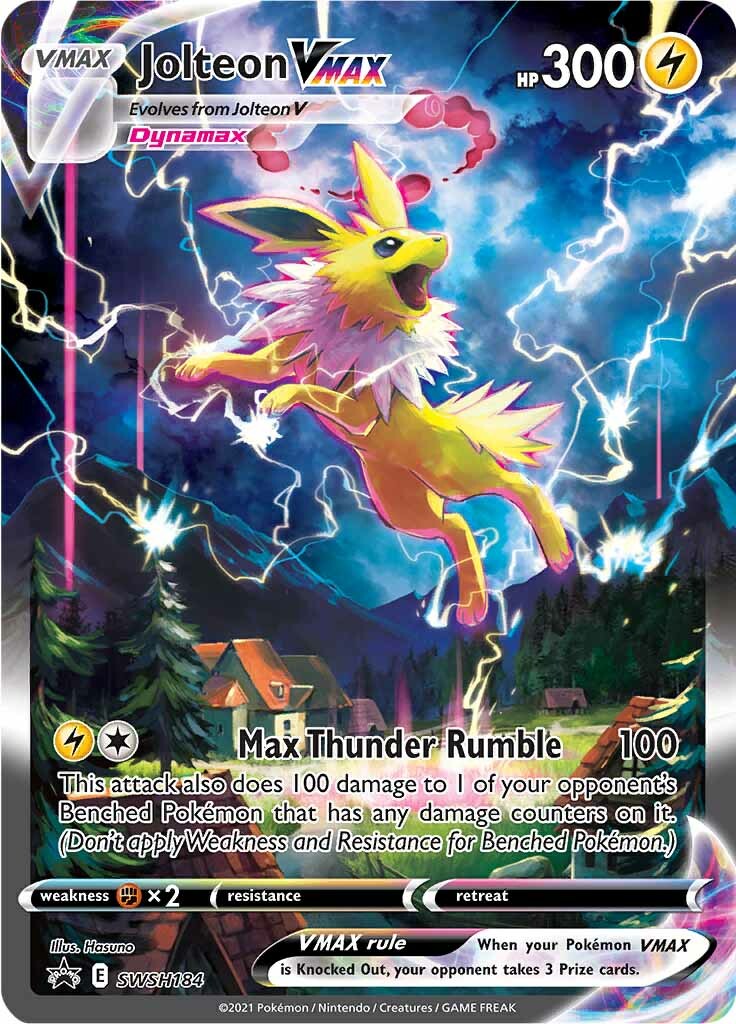 Jolteon VMAX (SWSH184) [Sword & Shield: Black Star Promos] | Good Games Modbury