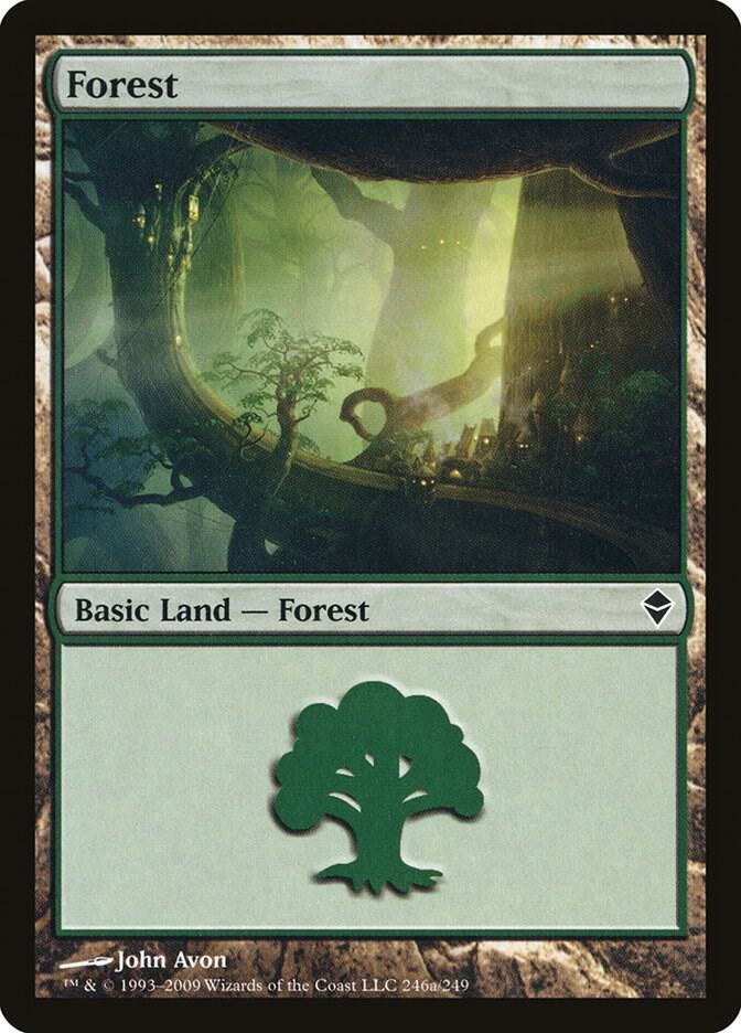 Forest 246/249 (Zendikar)  | Good Games Modbury