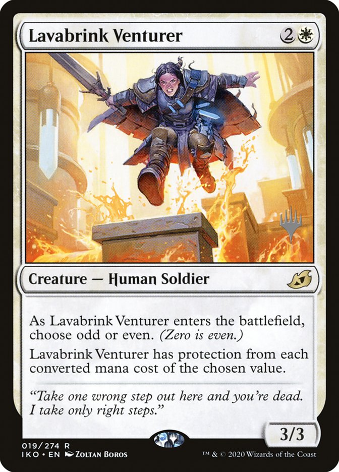 Lavabrink Venturer (Promo Pack) [Ikoria: Lair of Behemoths Promos] | Good Games Modbury