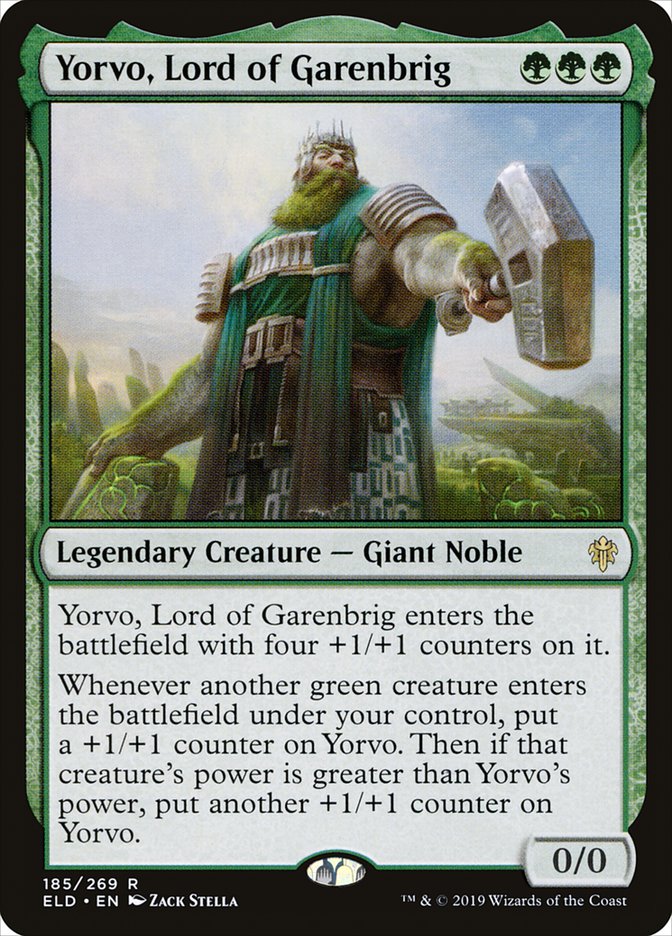 Yorvo, Lord of Garenbrig 185 (Throne of Eldraine)  - Foil | Good Games Modbury