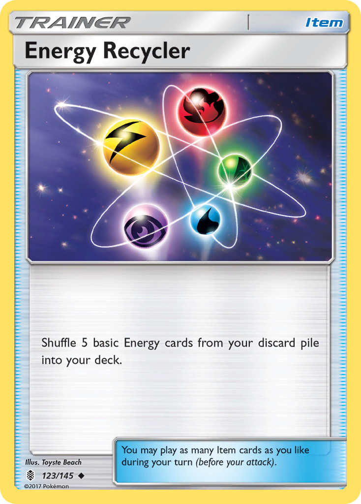 Energy Recycler (123/145) [Sun & Moon: Guardians Rising] | Good Games Modbury