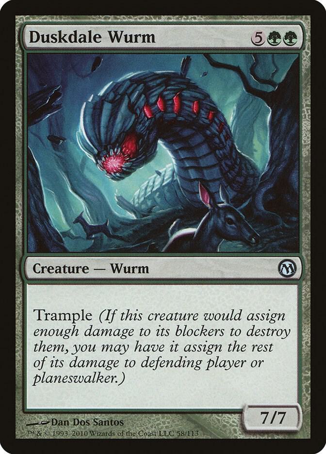 Duskdale Wurm 58/113 (Duels of the Planeswalkers)  | Good Games Modbury