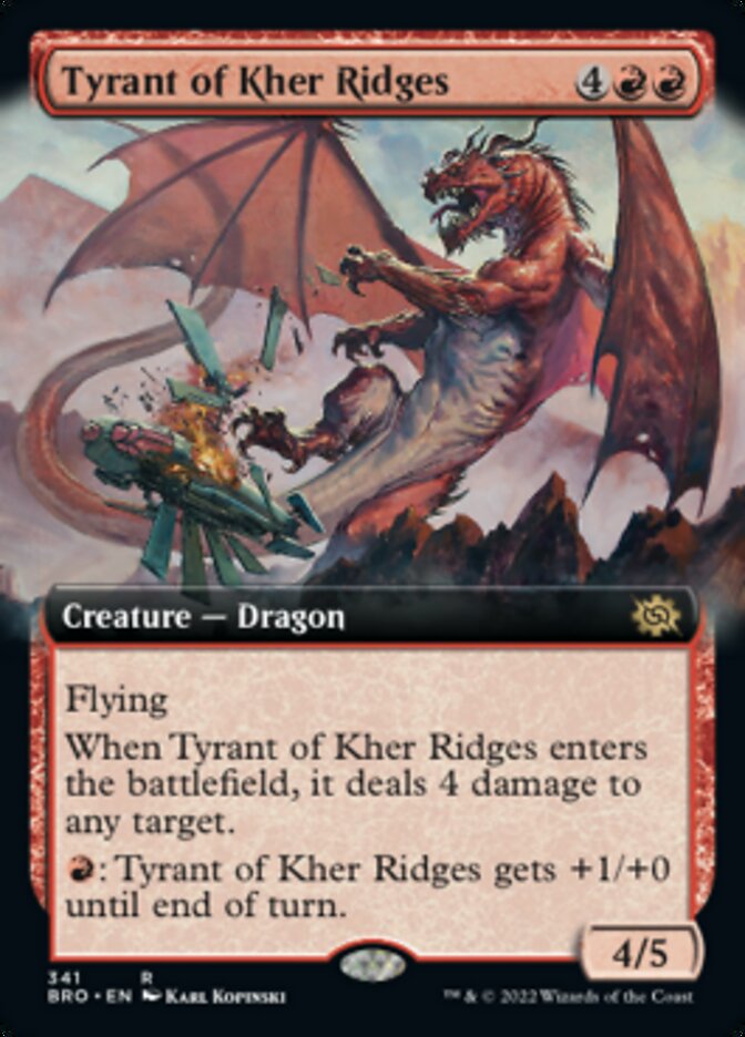 Tyrant of Kher Ridges (Extended Art) [The Brothers' War] | Good Games Modbury