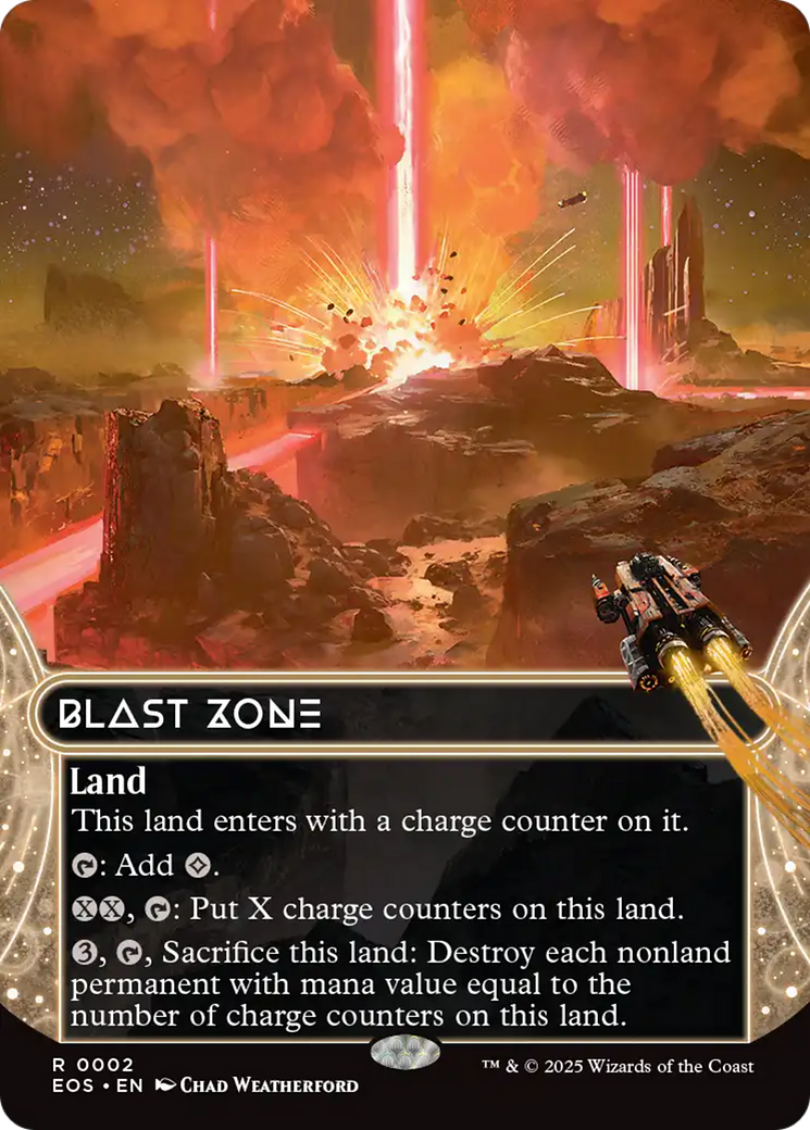 Blast Zone (0002) (Borderless) [Edge of Eternities: Stellar Sights] | Good Games Modbury