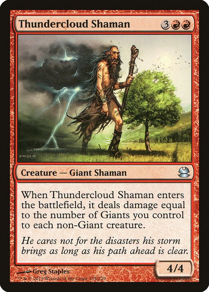 Thundercloud Shaman 135/229 (Modern Masters)  - Foil | Good Games Modbury