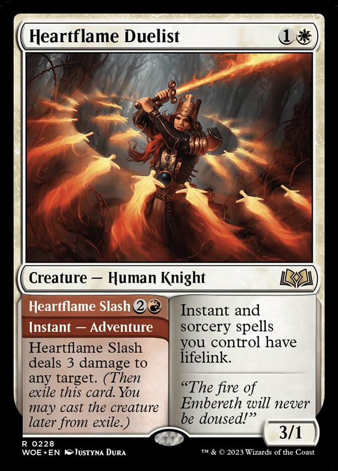 Heartflame Duelist // Heartflame Slash 228/276 (Wilds of Eldraine)  | Good Games Modbury