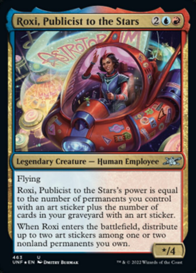 Roxi, Publicist to the Stars (Galaxy Foil) [Unfinity] | Good Games Modbury