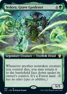 Yedora Grave Gardener Extended Art 397/81 (Commander 2021)  | Good Games Modbury