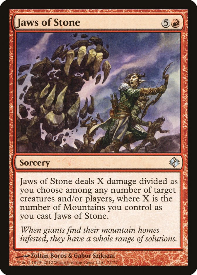 Jaws of Stone 72/77 (Duel Decks: Venser vs. Koth)  | Good Games Modbury