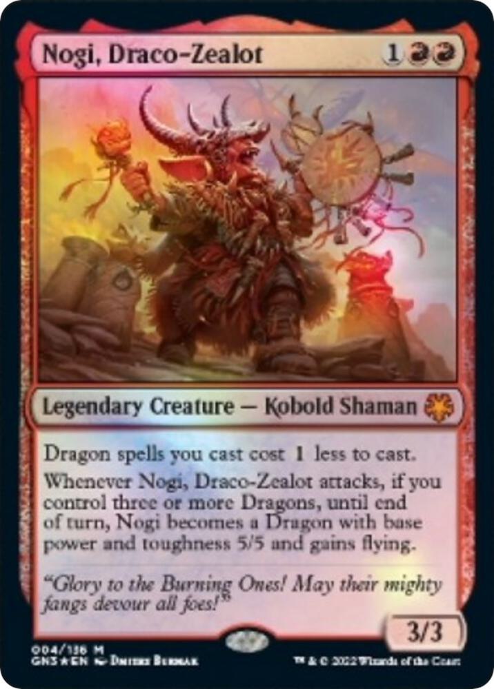 Nogi Draco Zealot 4/135 (Magic Game Night: Free-For-All)  - Foil | Good Games Modbury