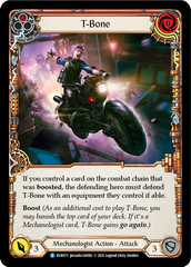 T-Bone (Red) [EVR073] (Everfest)  1st Edition Rainbow Foil | Good Games Modbury