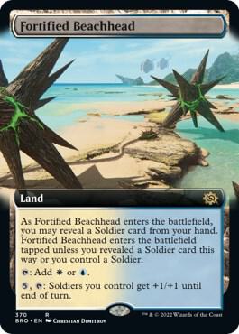 Fortified Beachhead Extended Art 370/287 (The Brothers' War)  | Good Games Modbury