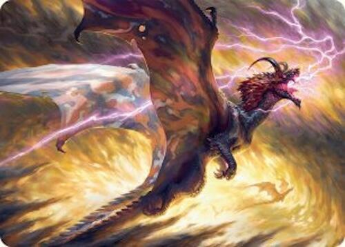 Stormscale Scion Art Card 17 54 17 (Art Series: Tarkir: Dragonstorm)  | Good Games Modbury
