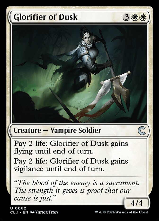 Glorifier of Dusk 62/284 (Ravnica: Clue Edition)  | Good Games Modbury
