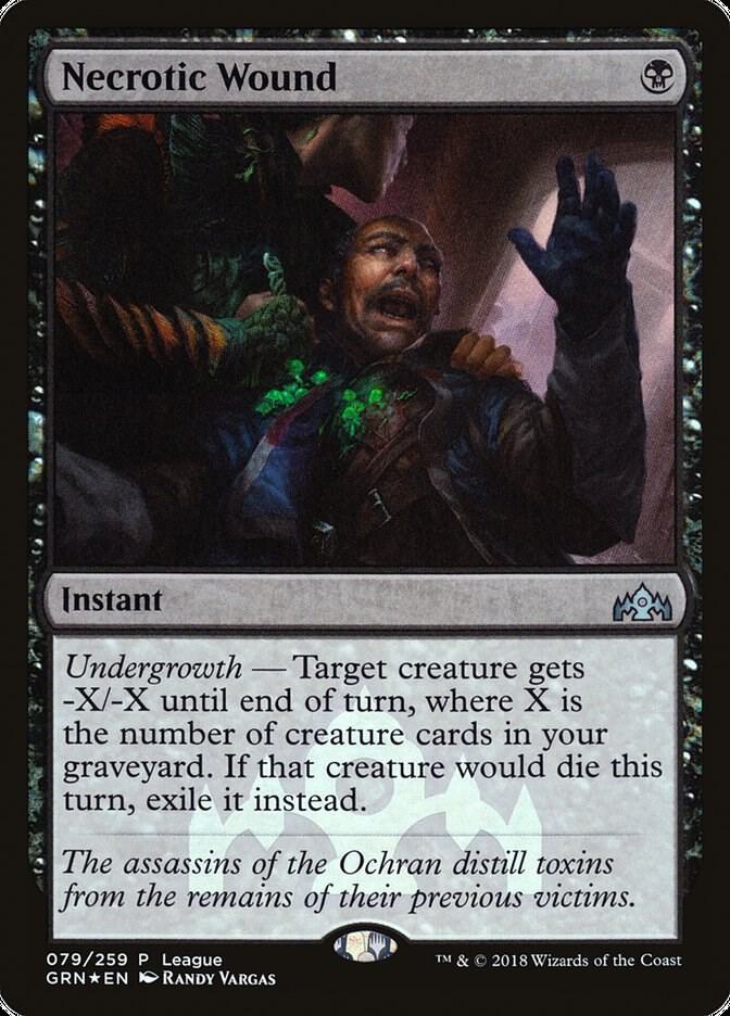 Necrotic Wound 79/259 (League Promos)  - Foil | Good Games Modbury