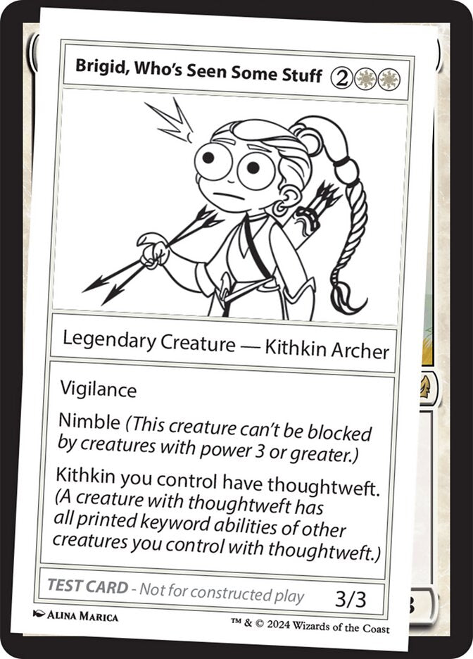 Brigid, Who's Seen Some Stuff 510/390 (Mystery Booster 2 Playtest Cards)  | Good Games Modbury