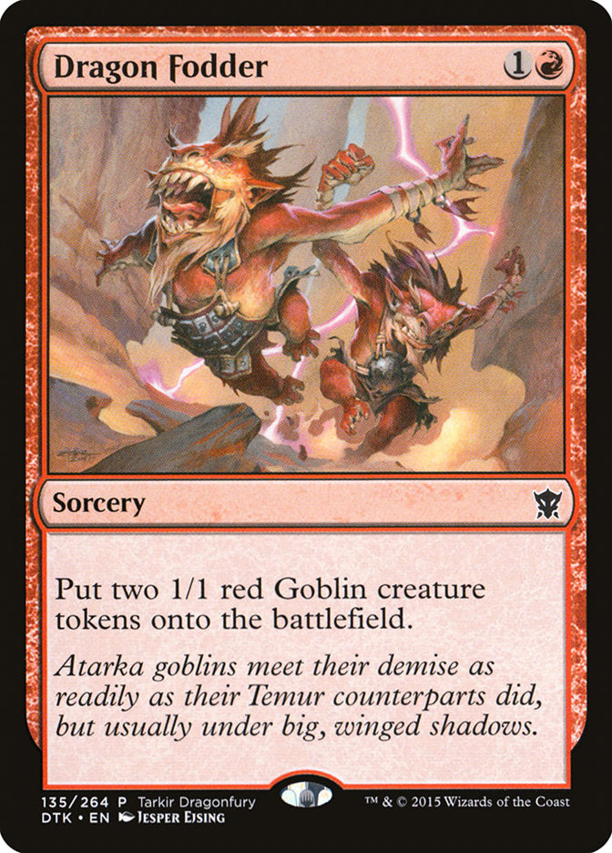 Dragon Fodder (Promo) [Tarkir Dragonfury] | Good Games Modbury