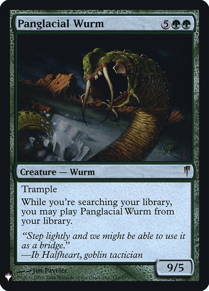 Panglacial Wurm [Mystery Booster] | Good Games Modbury