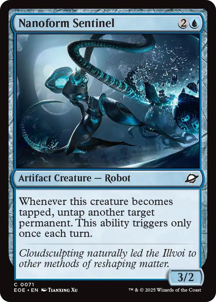Nanoform Sentinel 71/276 (Edge of Eternities)  - Foil | Good Games Modbury