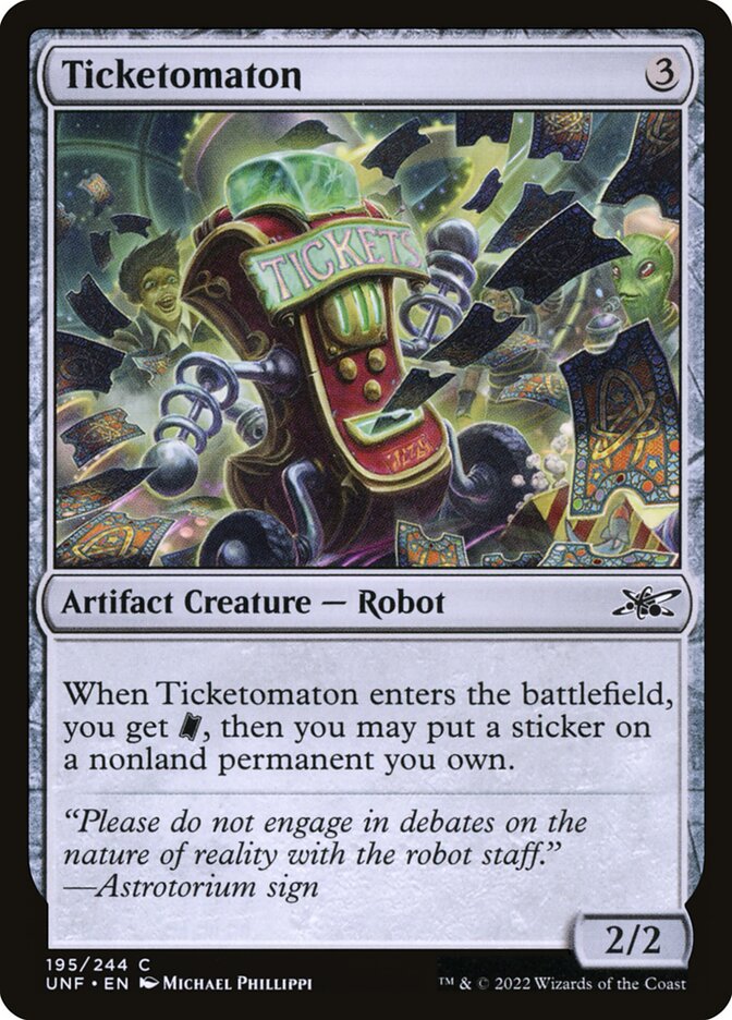 Ticketomaton 195/244 (Unfinity)  - Foil | Good Games Modbury