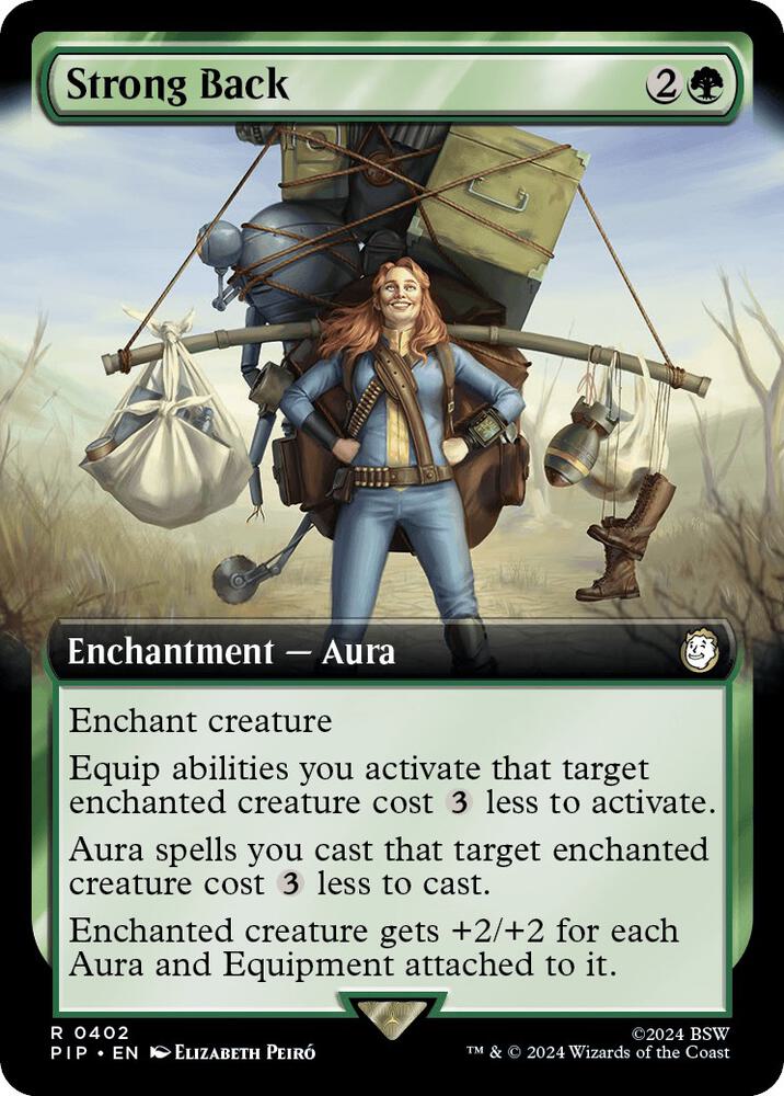 Strong Back 402/326 (Universes Beyond: Fallout)  - Extended Art | Good Games Modbury