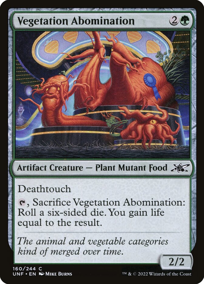 Vegetation Abomination 160/244 (Unfinity)  - Foil | Good Games Modbury