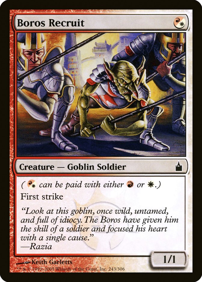 Boros Recruit [Ravnica: City of Guilds] | Good Games Modbury