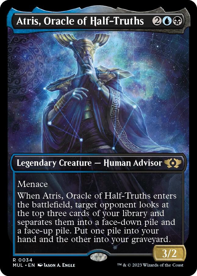 Atris, Oracle of Half-Truths 34/65 (March of the Machine: Multiverse Legends)  - Showcase | Good Games Modbury