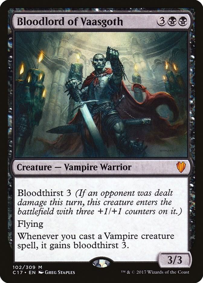 Bloodlord of Vaasgoth 102 (Commander 2017)  | Good Games Modbury