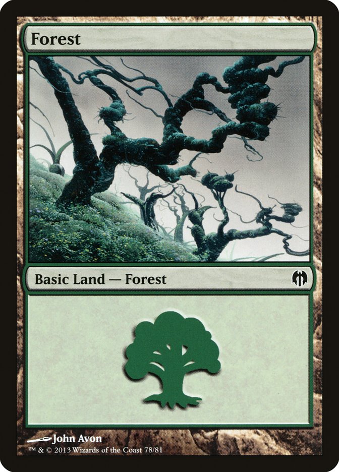 Forest (78) [Duel Decks: Heroes vs. Monsters] | Good Games Modbury