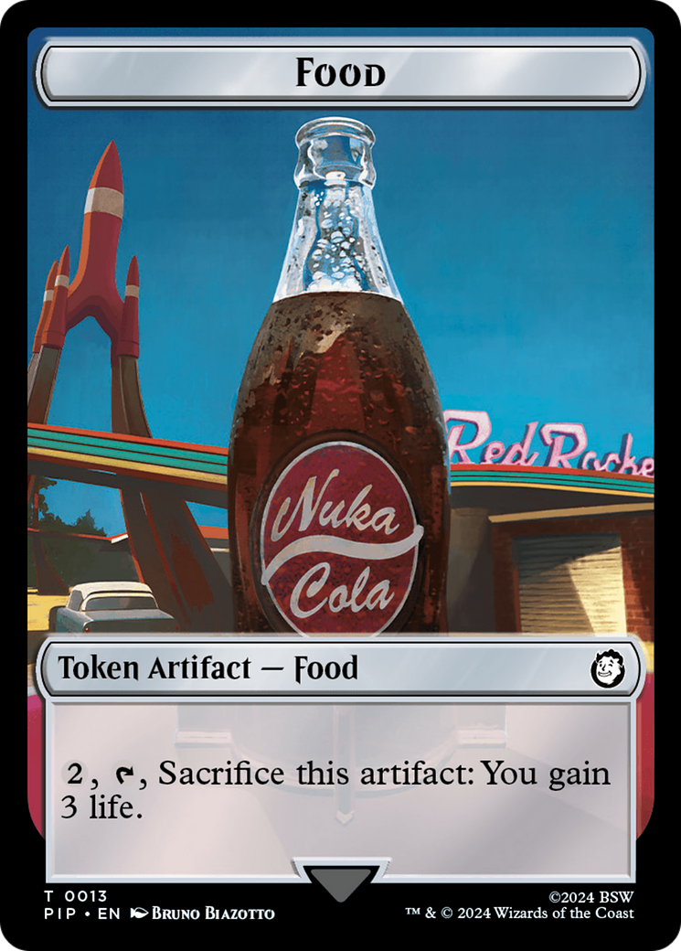 Food (0013) // Wasteland Survival Guide Double-Sided Token [Fallout Tokens] | Good Games Modbury