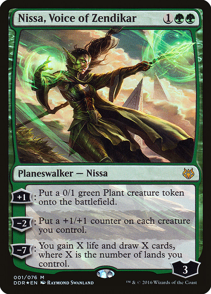 Nissa Voice of Zendikar 1 (Duel Decks: Nissa vs. Ob Nixilis)  - Foil | Good Games Modbury