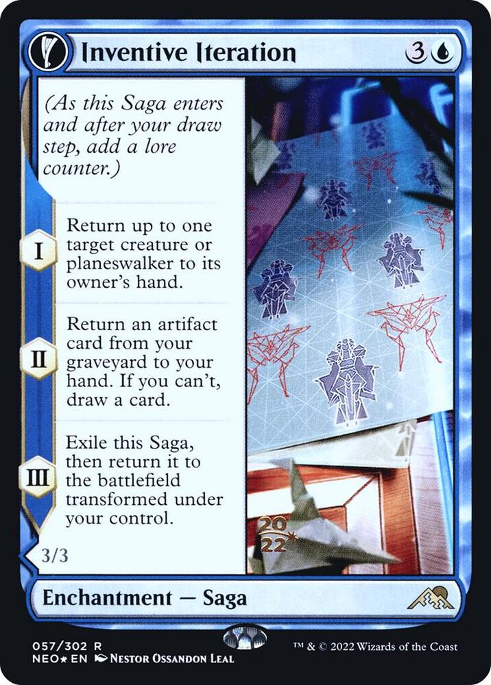 Inventive Iteration 57s/157 (Prerelease Cards)  - Foil | Good Games Modbury