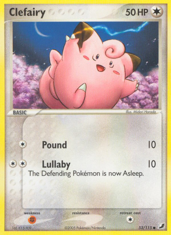 Clefairy (53/115) [EX: Unseen Forces] | Good Games Modbury