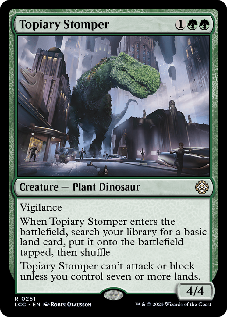 Topiary Stomper [The Lost Caverns of Ixalan Commander] | Good Games Modbury