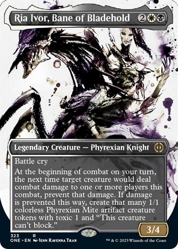 Ria Ivor, Bane of Bladehold 323/271 (Phyrexia: All Will Be One)  - Borderless | Good Games Modbury