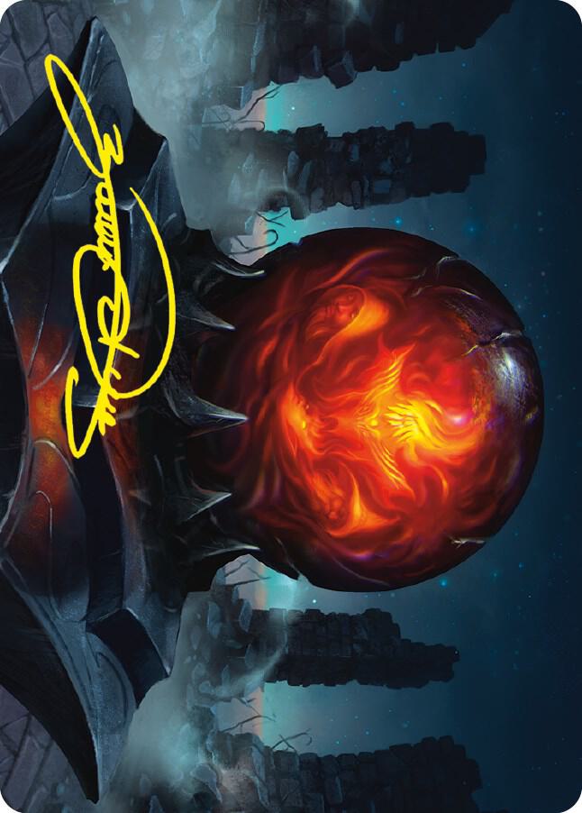 Commanders Sphere Art Card Gold Stamped Signature 75 (Art Series: Universes Beyond: The Lord of the Rings: Tales of Middle-earth)  | Good Games Modbury