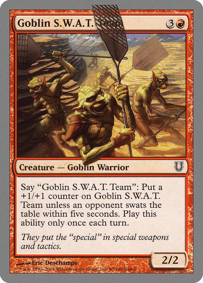 Goblin S.W.A.T. Team 80/140 (Unhinged)  - Foil | Good Games Modbury