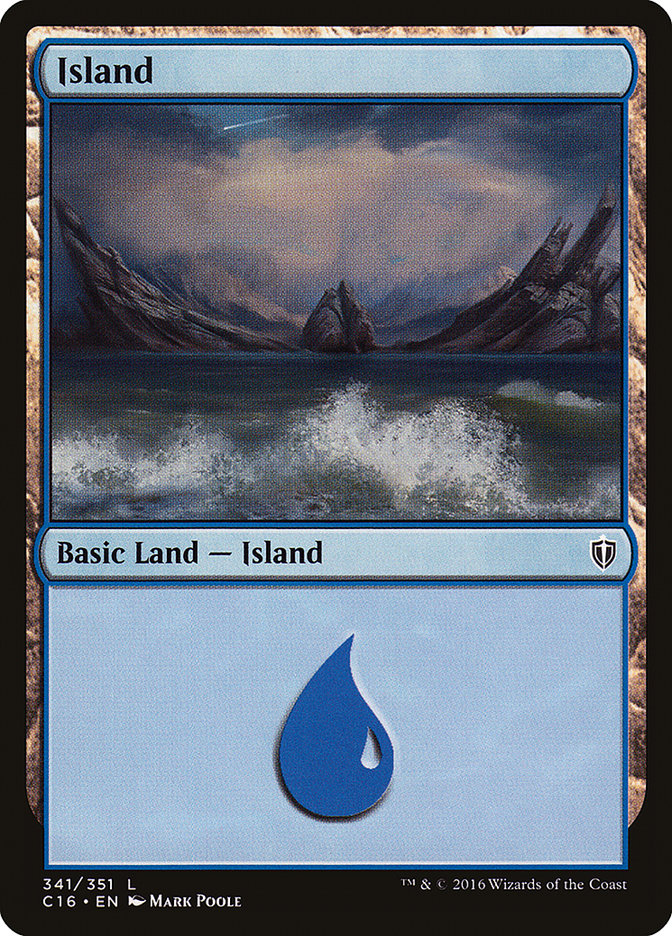 Island (341) [Commander 2016] | Good Games Modbury