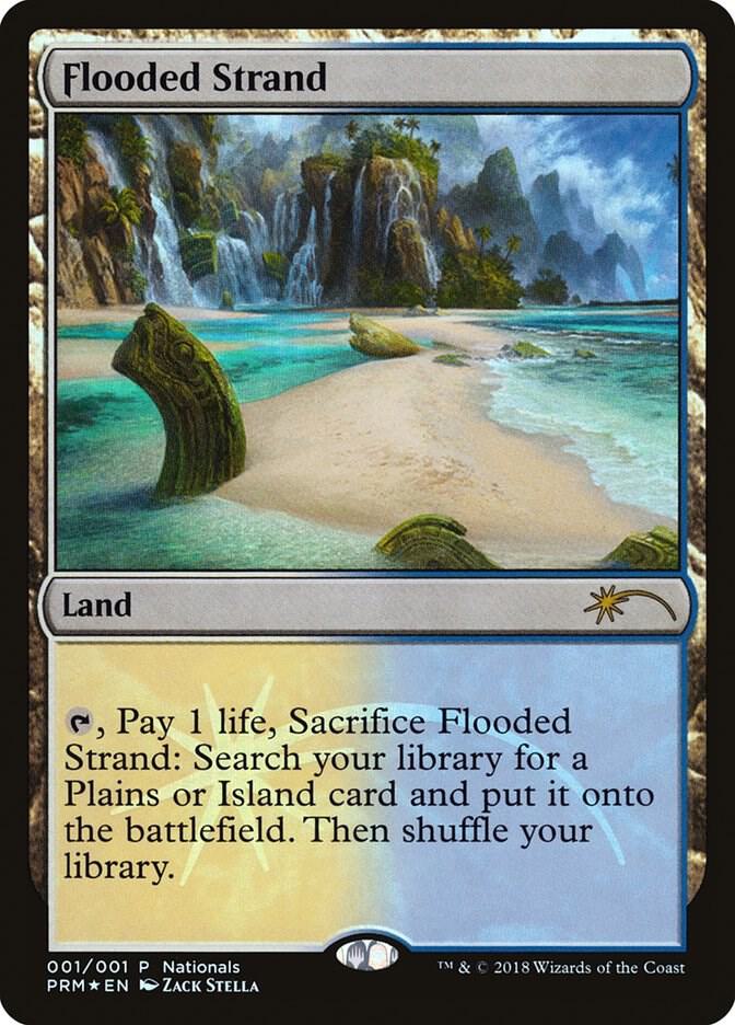 Flooded Strand 1/1 (Unique and Miscellaneous Promos)  - Foil | Good Games Modbury