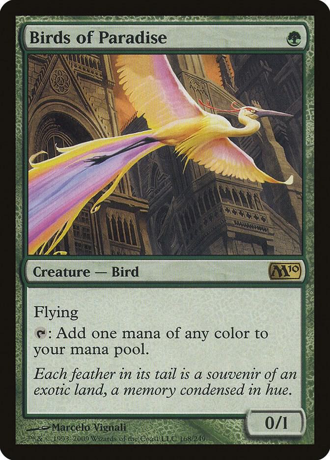 Birds of Paradise 168/249 (Magic 2010 (M10))  | Good Games Modbury