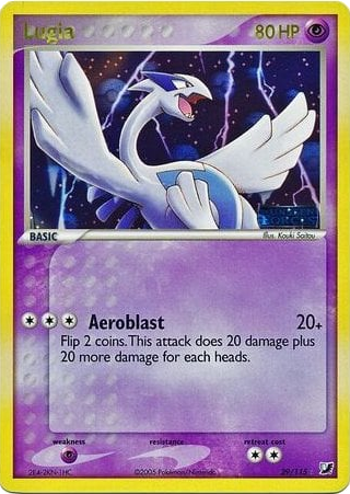Lugia (29/115) (Stamped) [EX: Unseen Forces] | Good Games Modbury