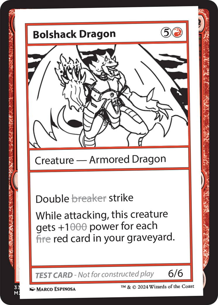 Bolshack Dragon [Mystery Booster 2 Playtest Cards] | Good Games Modbury