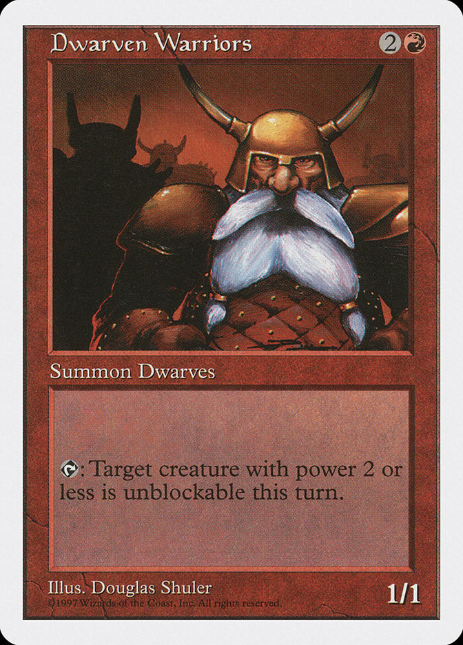 Dwarven Warriors 222/455 (Fifth Edition)  | Good Games Modbury