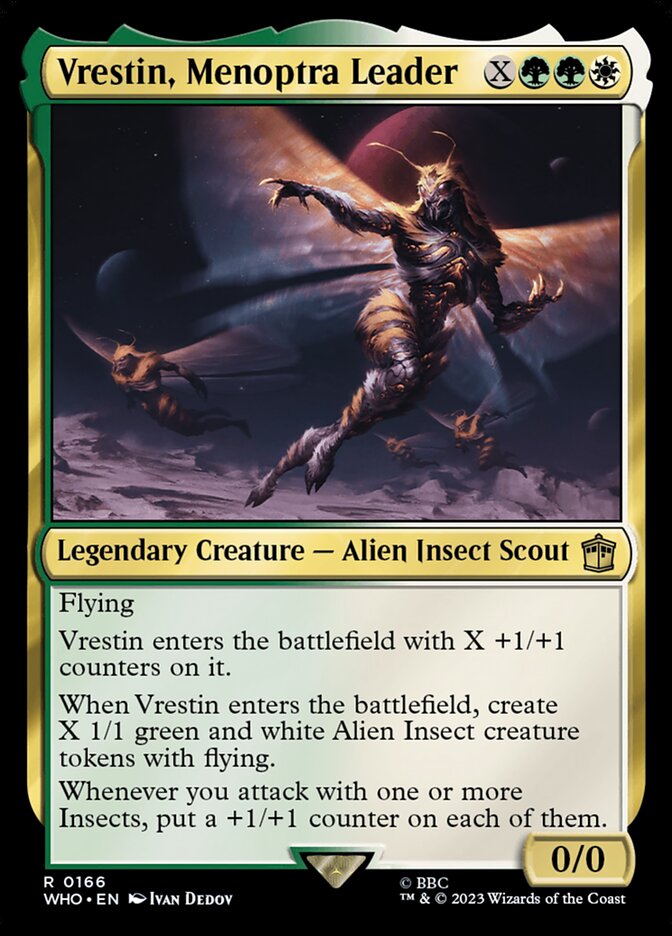 Vrestin, Menoptra Leader 166/331 (Universes Beyond: Doctor Who)  | Good Games Modbury