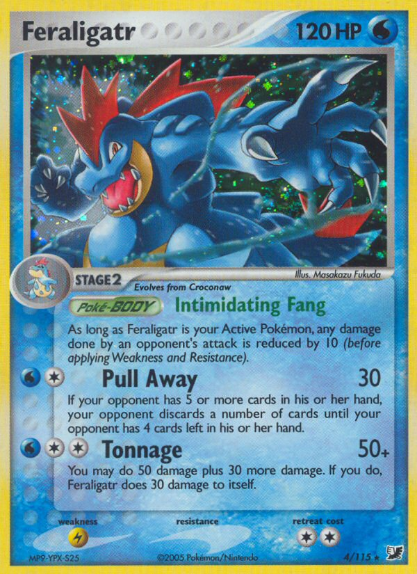 Feraligatr (4/115) [EX: Unseen Forces] | Good Games Modbury