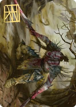 Highborn Vampire Art Card Gold Stamped Signature 55 (Art Series: Zendikar Rising)  | Good Games Modbury