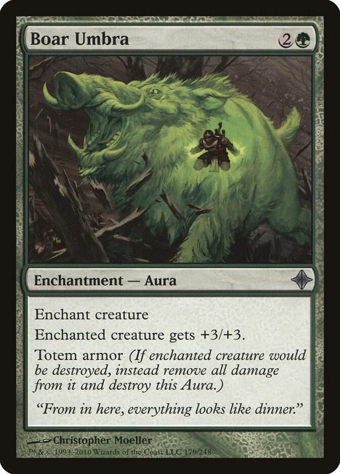 Boar Umbra 179/248 (Rise of the Eldrazi)  - Foil | Good Games Modbury